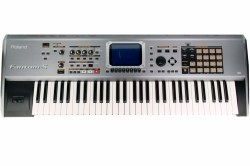 Roland Fantom S-61 Synthesizer Sampler Workstation + 128 MB + Case
