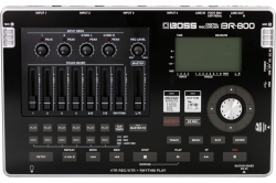 Boss BR-800 8-Spur Digital Recorder Recording Interface