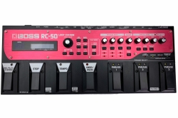 Boss RC-50 Loop Station Looper Pedal Gitarre + Tasche.