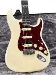 Fender American Elite Stratocaster HSS Shawbucker Olympic Pearl